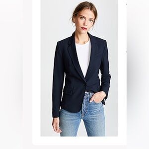 Theory Edition 2 Gabe Blazer, Size 4, Dark Navy